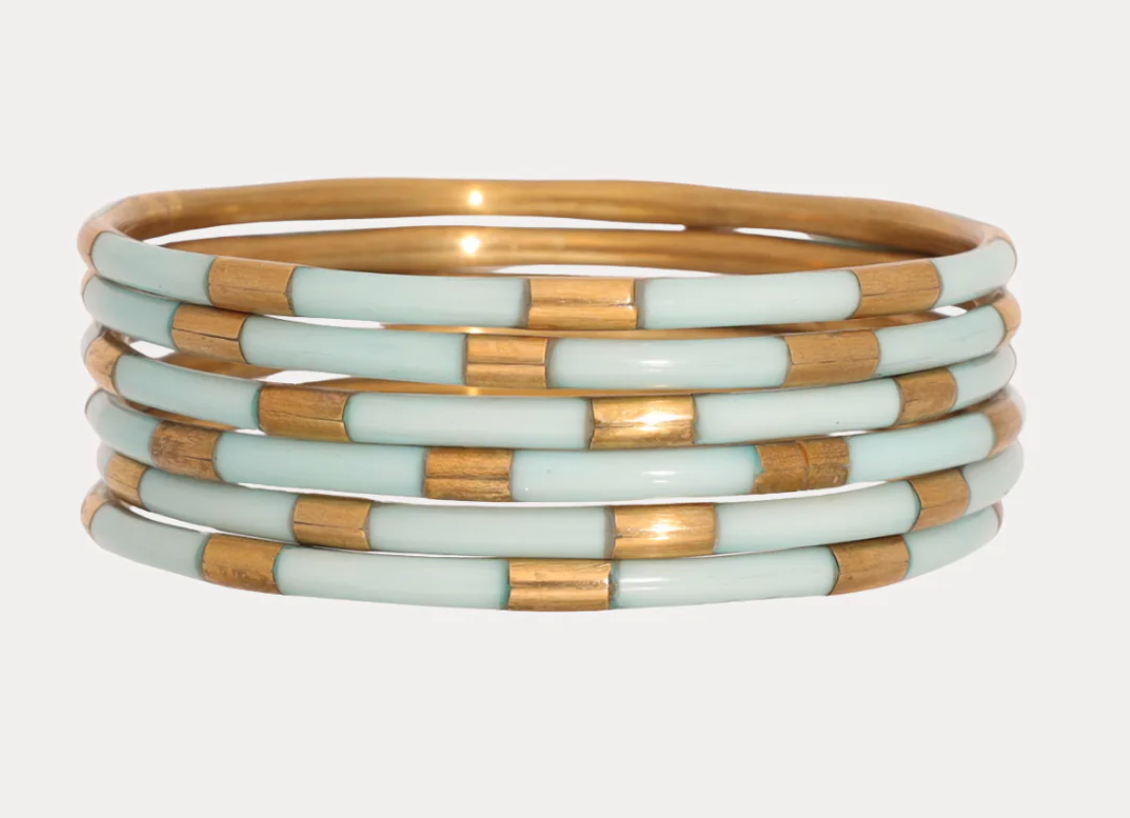 Mint Veda Bangles Set of 6