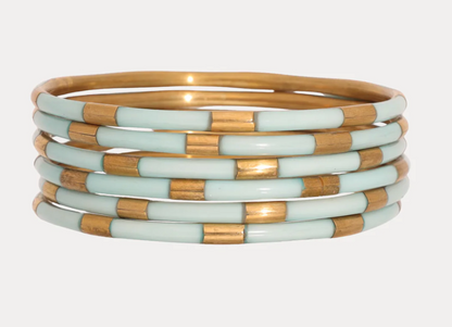 Mint Veda Bangles Set of 6