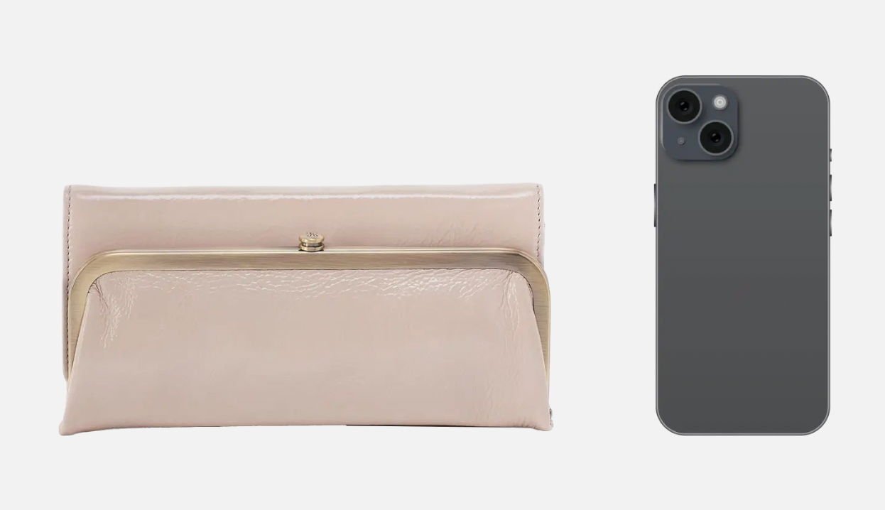 Rachel Continental Wallet-Stone Gloss