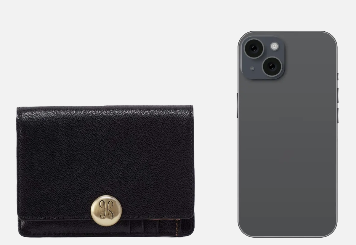 Hutton Small Wallet-Black