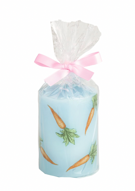 Carrot Pillar Candle