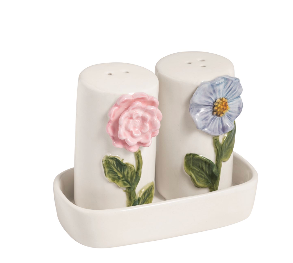 Flower Salt & Pepper Shaker Set