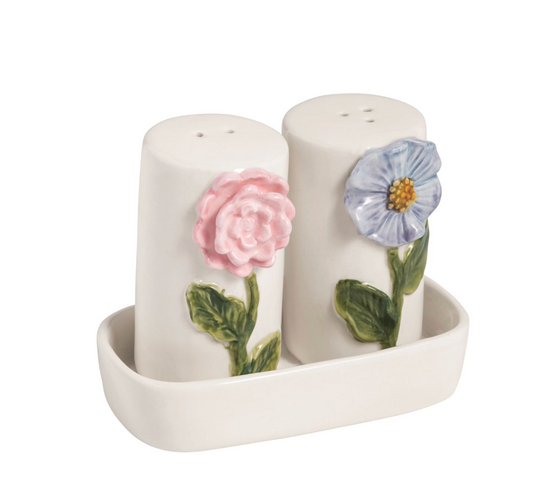 Flower Salt & Pepper Shaker Set
