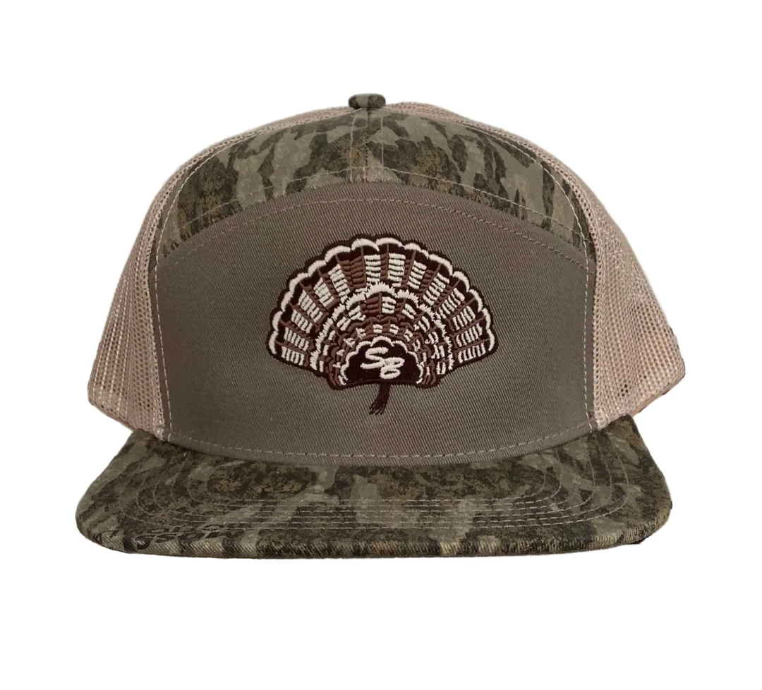 SB-Turkey Fan Hat-New Bottomland 7P