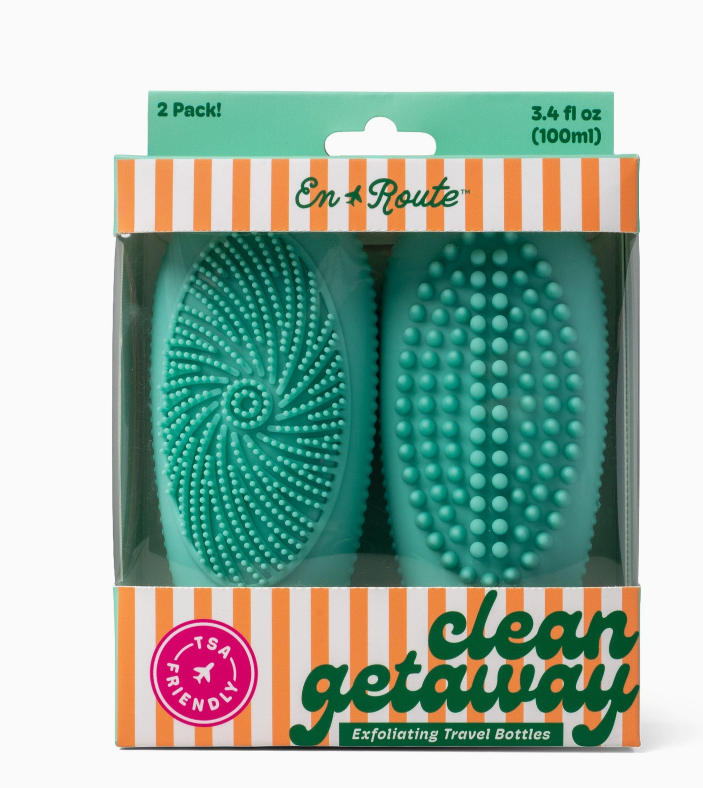 En Route Clean Getaway All-in-One Scrub Bottles