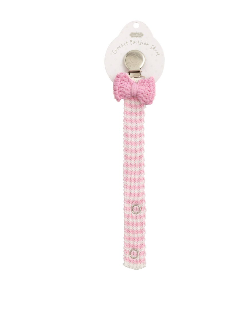Pink Bow Crochet Pacy Strap