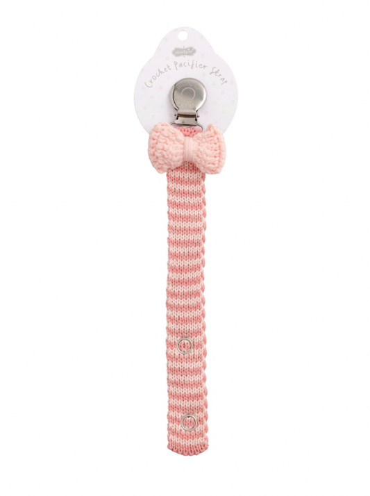 Light Pink Bow Crochet Pacy Strap
