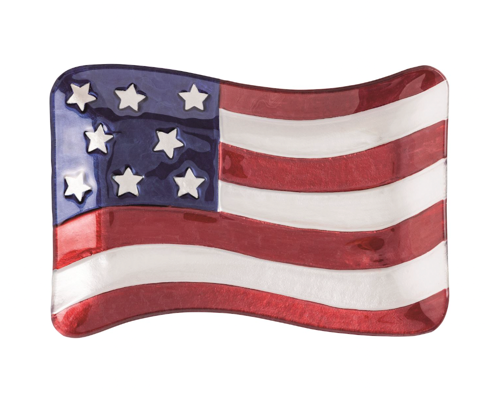 American Flag Plate