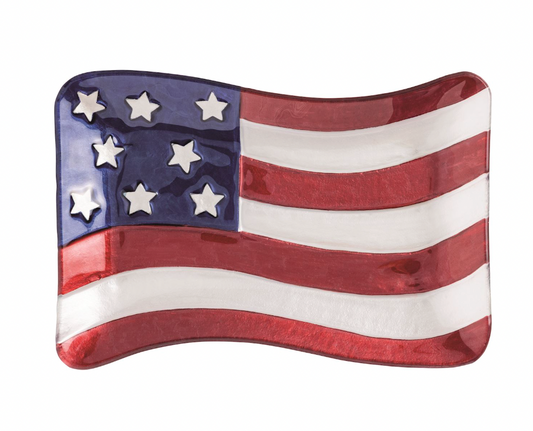 American Flag Plate