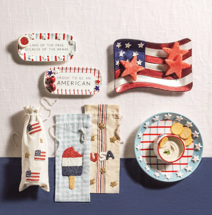 American Flag Plate