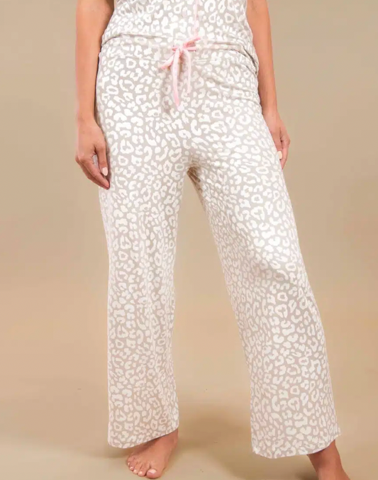 Taupe Leopard Pants