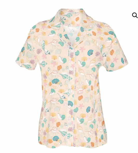 Shells In The Sand Pajama Top