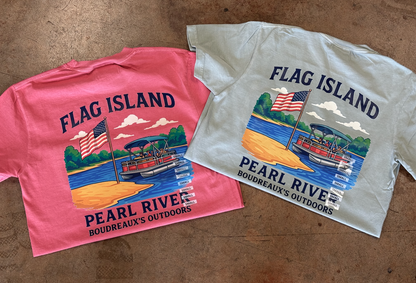 Flag Island tee