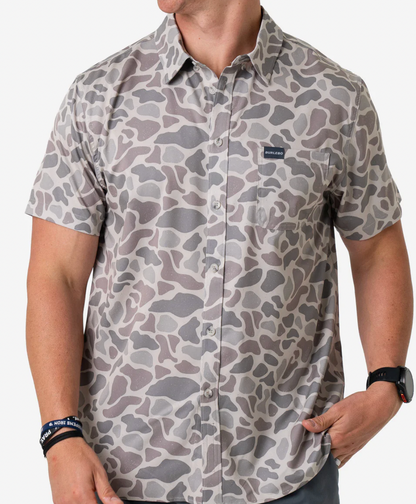 Performance Button Up - Classic Deer Camo
