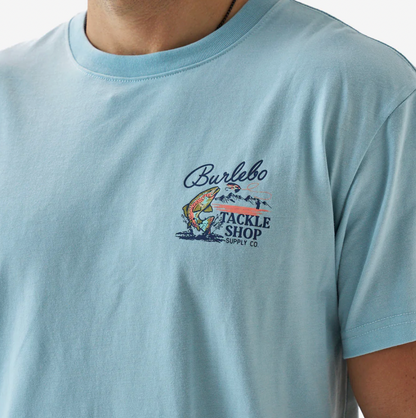 Short Sleeve Tee - Tackle Shop - Sky Blue
