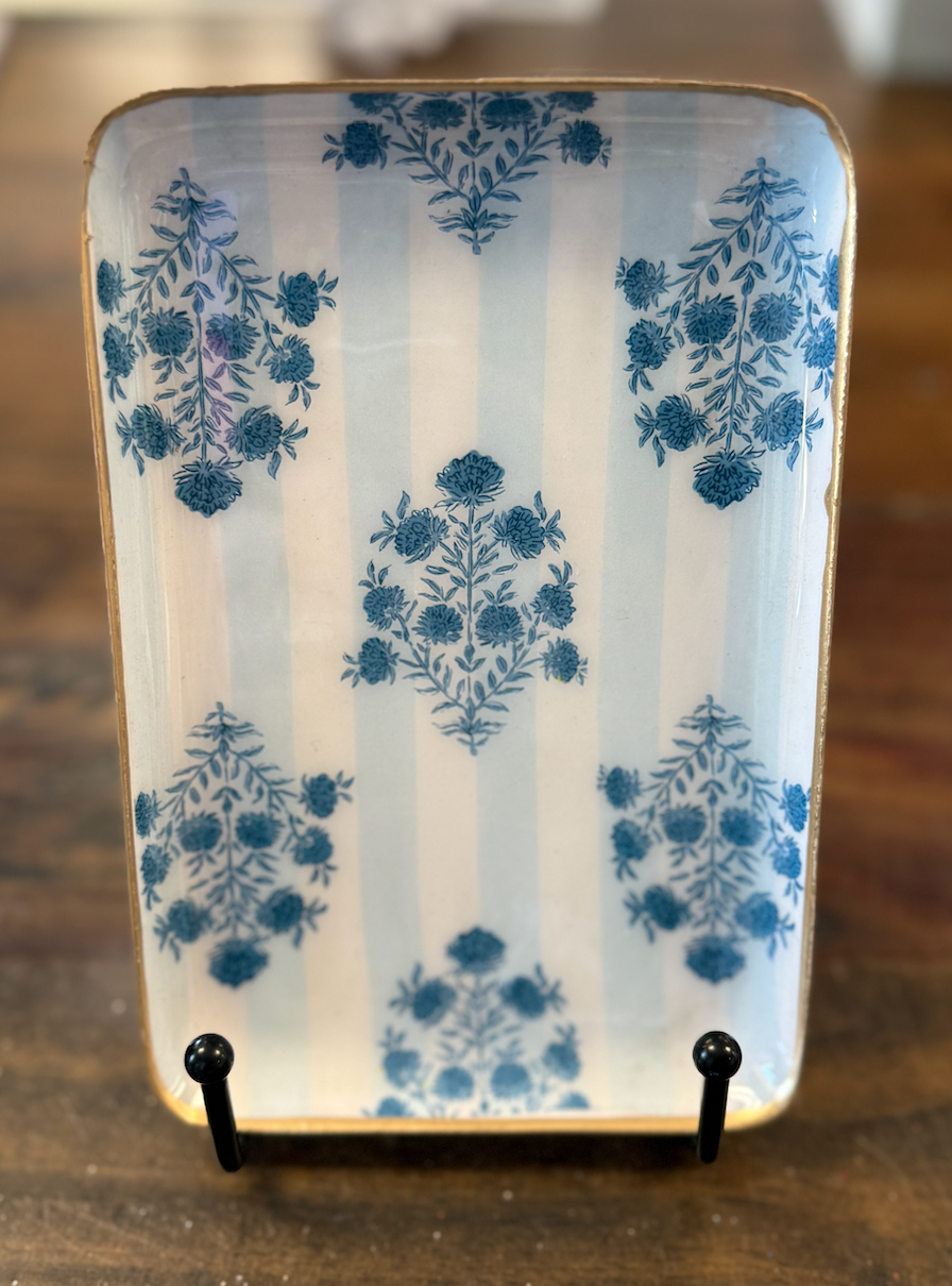 FLORAL STRIPE PATTERN TIDBIT