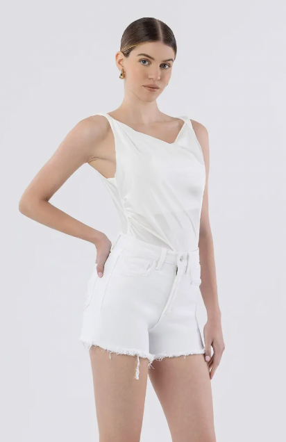 Tummy Control Super High Rise A Line Shorts
