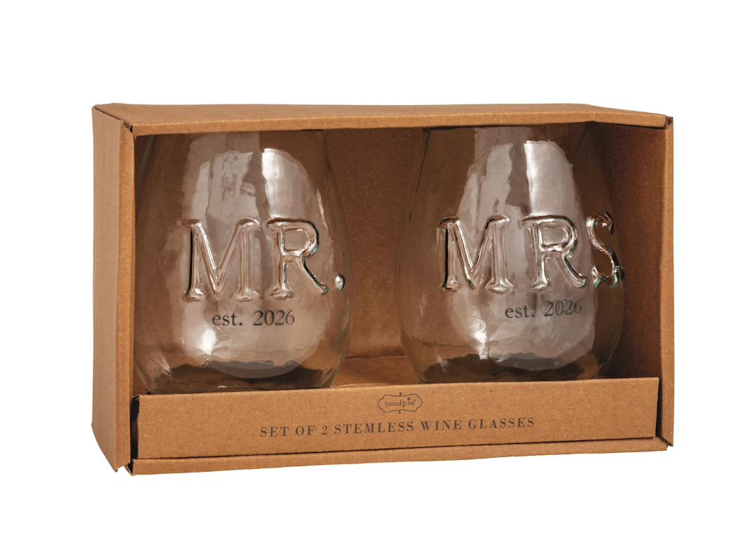 Mr. & Mrs. Glass Set