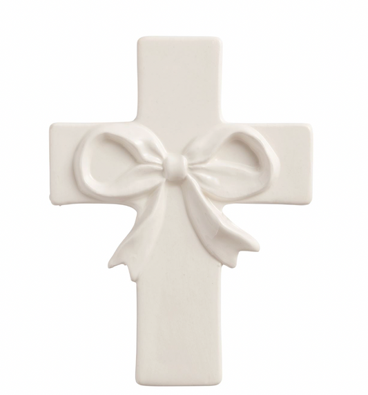 Small Ceramic Bow Cross