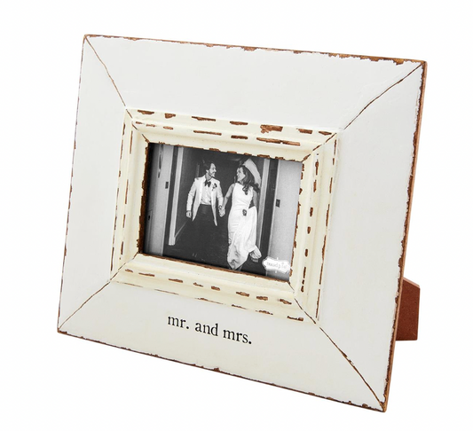 Small Distressed Mr. & Mrs. Frame