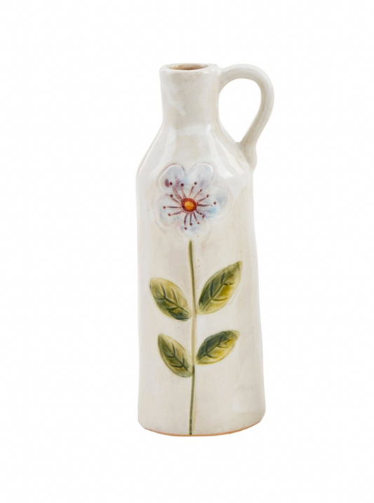Blue Flower Stem Vase