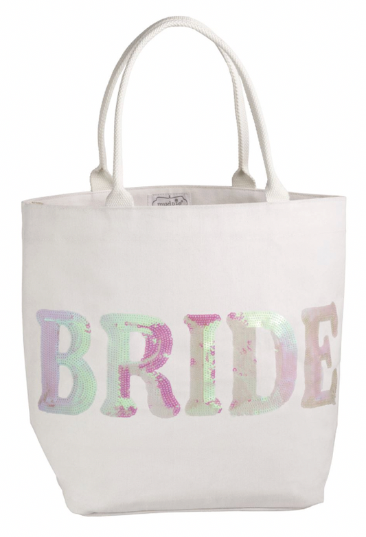 White Bride Sparkle Tote