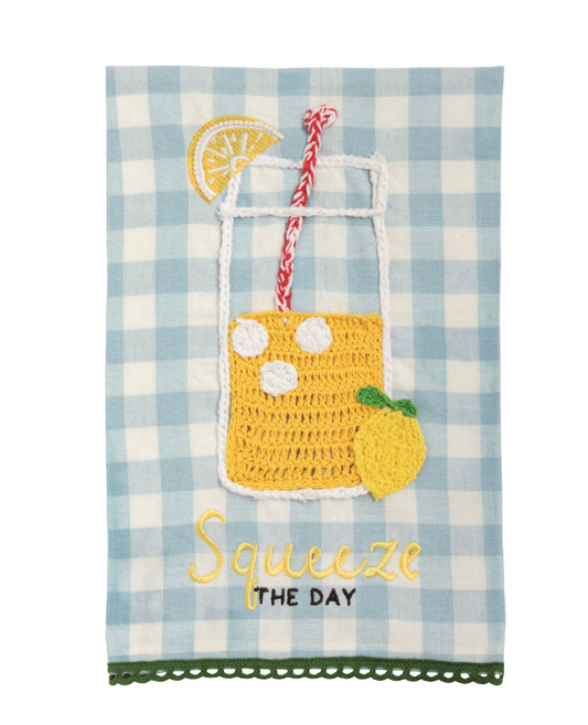 Squeeze Fruit Crochet Towel