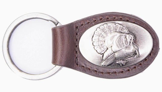 Turkey Magnetic Leather Slim Wallet Brown