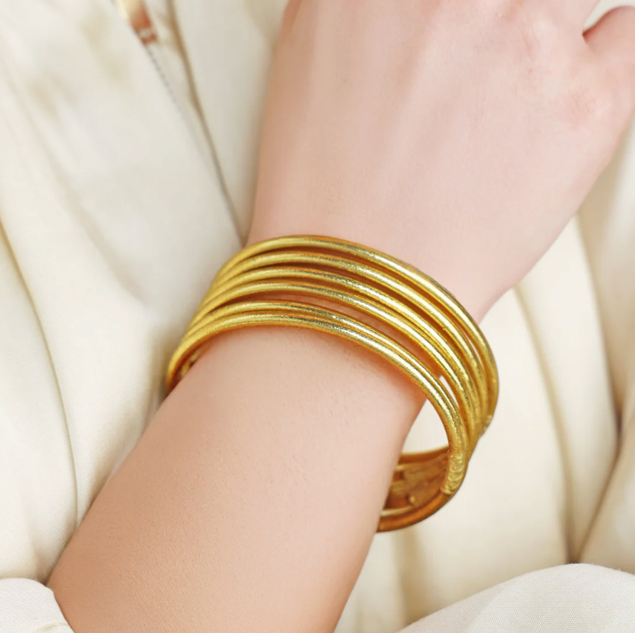 Aura Lumine All Weather Bangles-Set Of 6