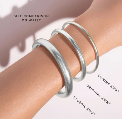 Silver Lumine All Weather Bangles-Set Of 6