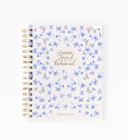 Sermon Notes Journal | Chosen Loved Redeemed