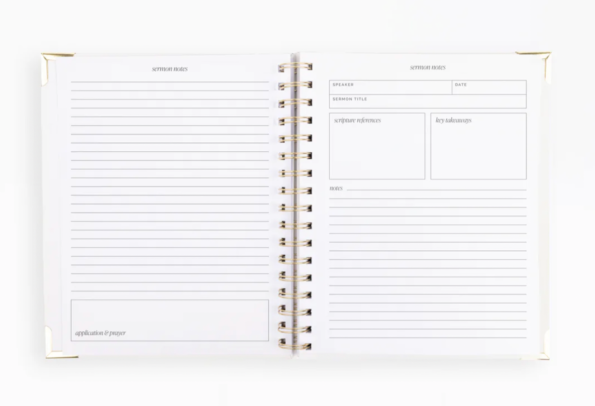 Sermon Notes Journal | Chosen Loved Redeemed