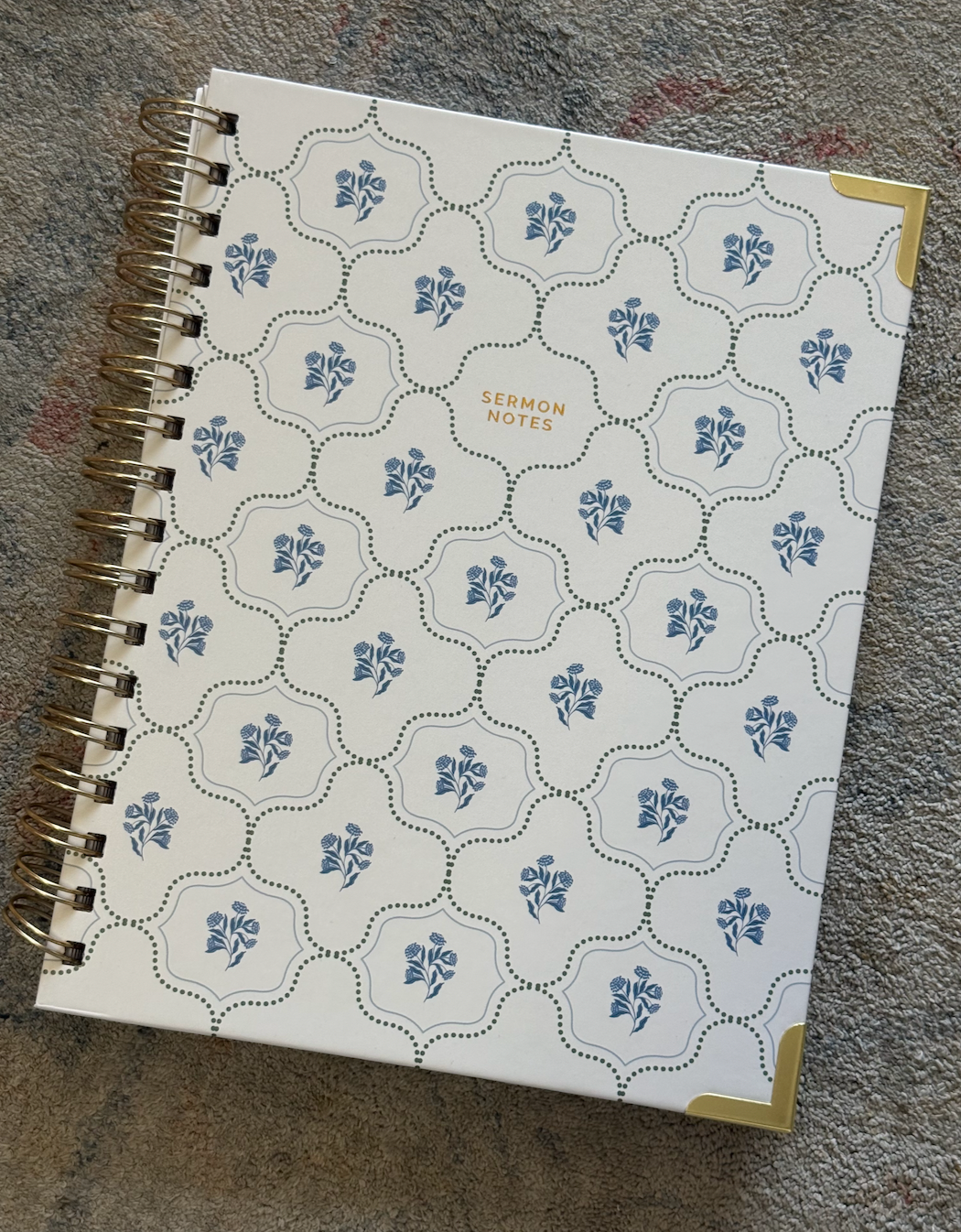 Journal Sermon Notes Heirloom Tile