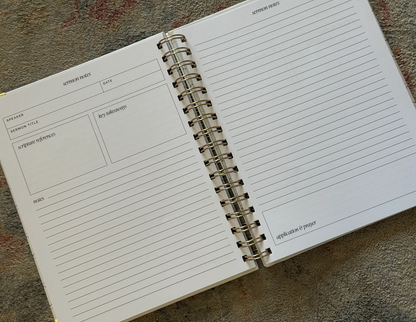 Journal Sermon Notes Heirloom Tile