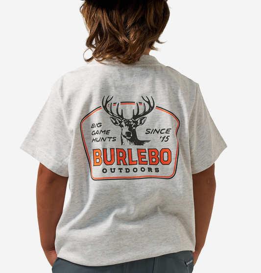 Youth Tee-Big Game Hunts-Oatmeal