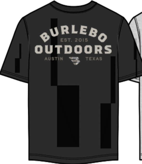 Youth Tee-Burlebo Outdoors Logo-Black