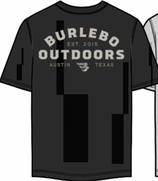 Youth Tee-Burlebo Outdoors Logo-Black