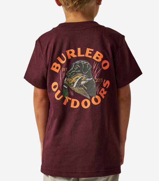 Youth Tee-Duck Down-Maroon