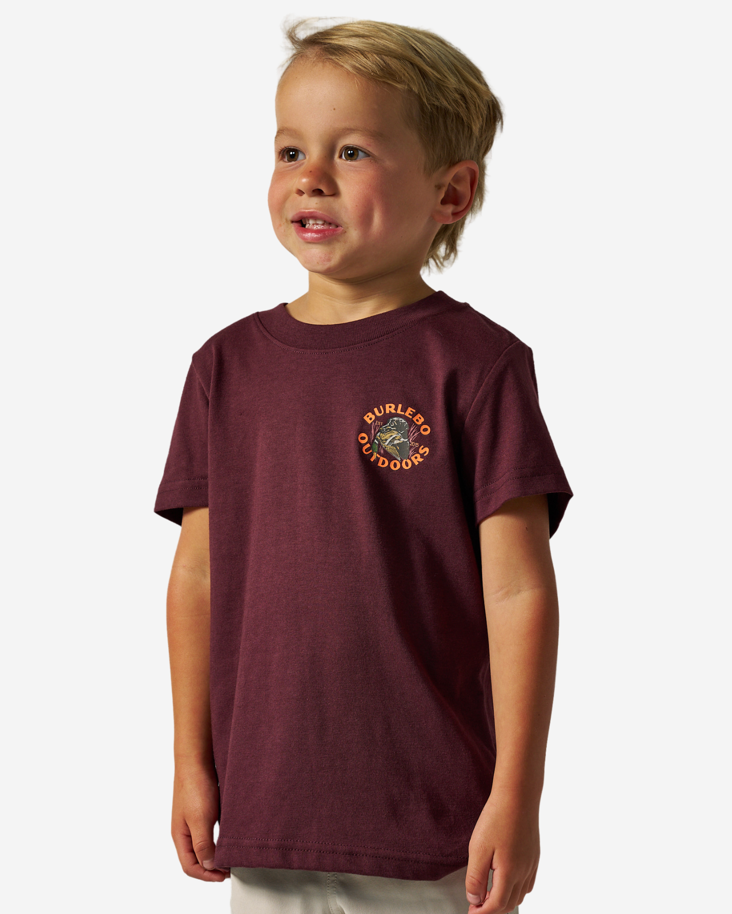 Youth Tee-Duck Down-Maroon