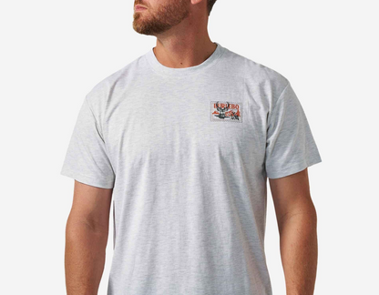 Deer Stamp Tee-Ash