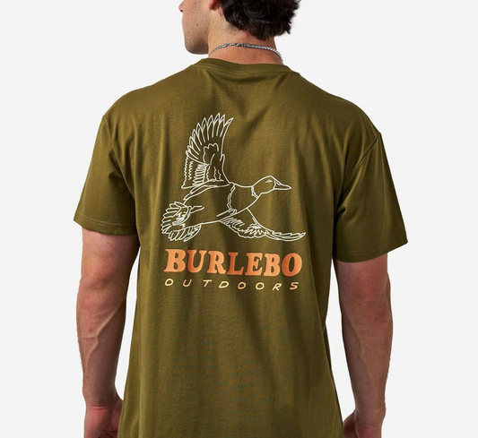 Duck Wild Tee-Hunter Green