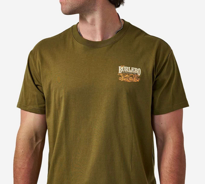 Hunting Dogs Tee-Hunter Green
