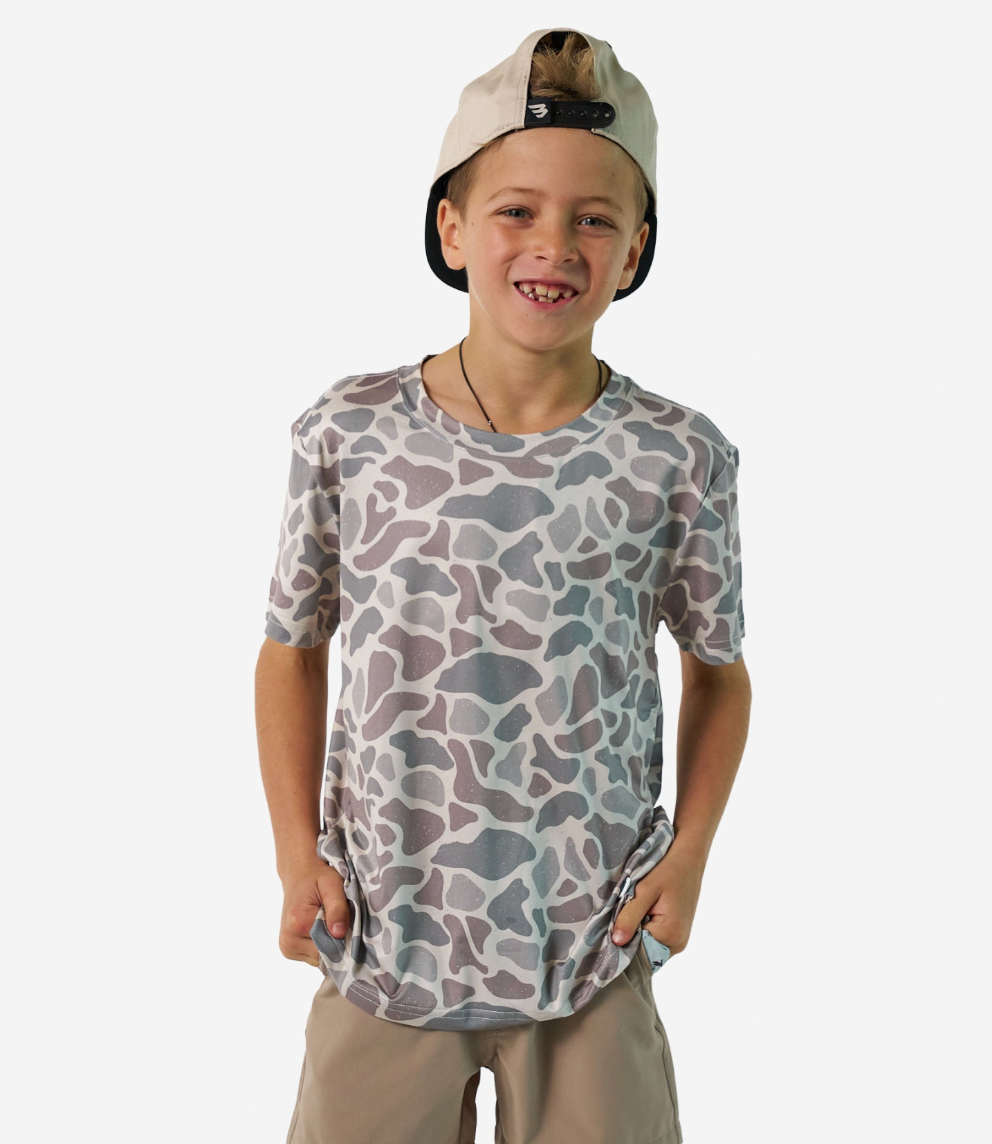 Youth Go-To Tee-Classic Deer Camo