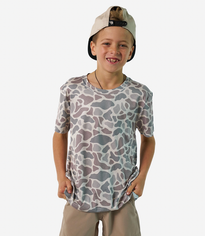 Youth Go-To Tee-Classic Deer Camo
