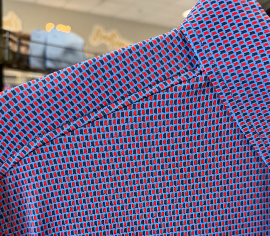 Micro MS Polo-Blue/Red