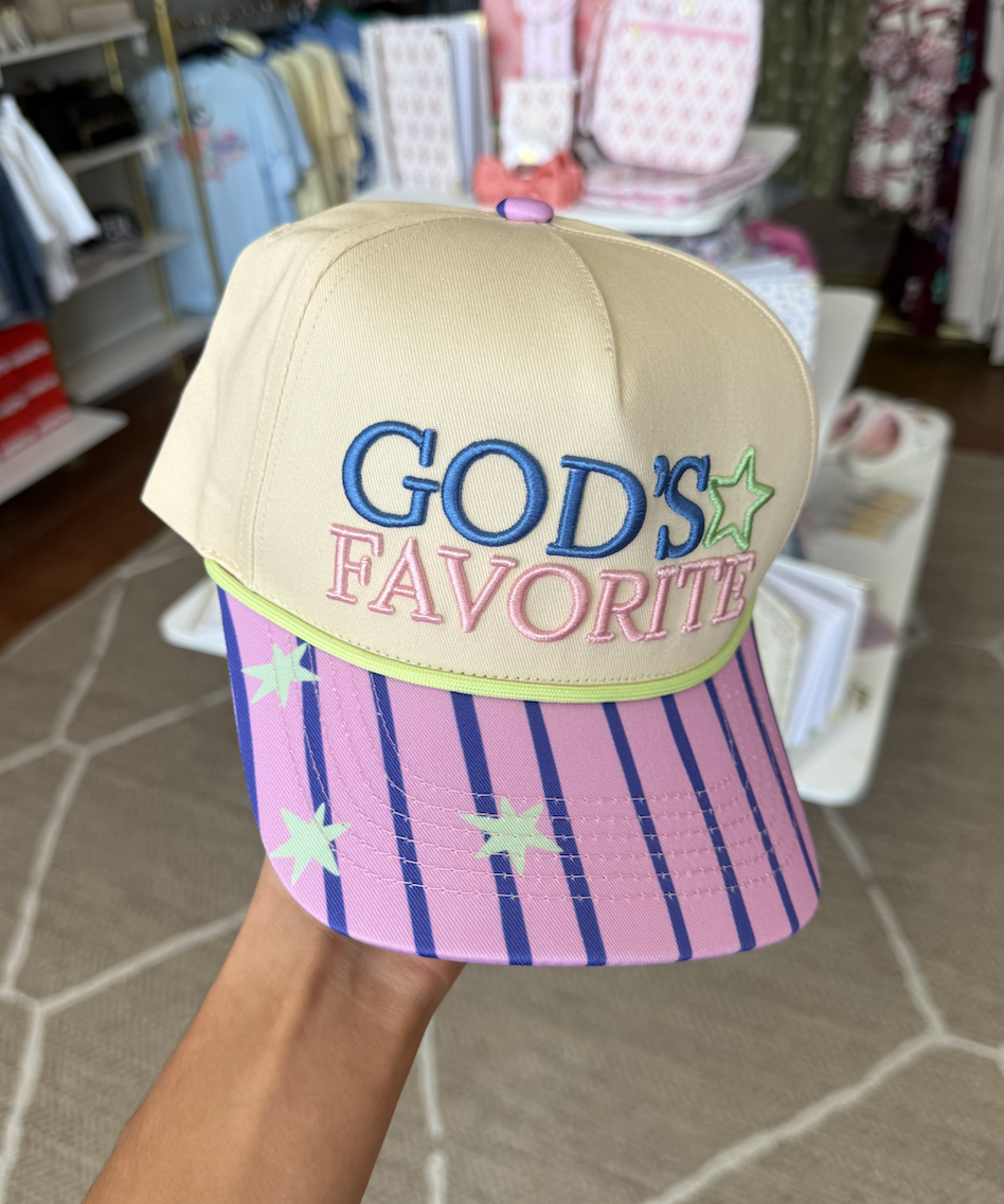 God's Favorite Stripe Bill Hat