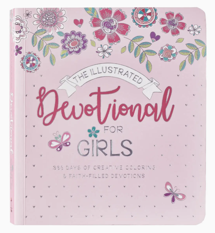 Kid Book Illustrated Devotional For Girls Softcover