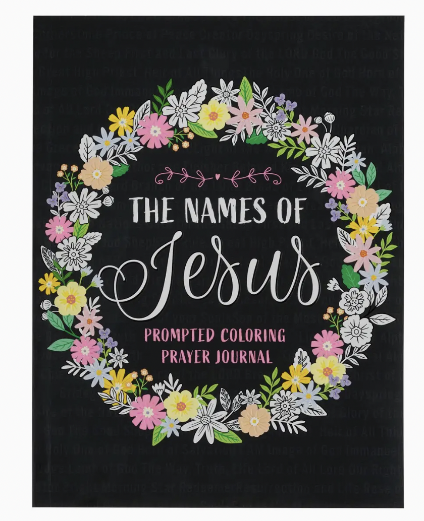 The Names of Jesus Prompted Coloring Prayer Journal