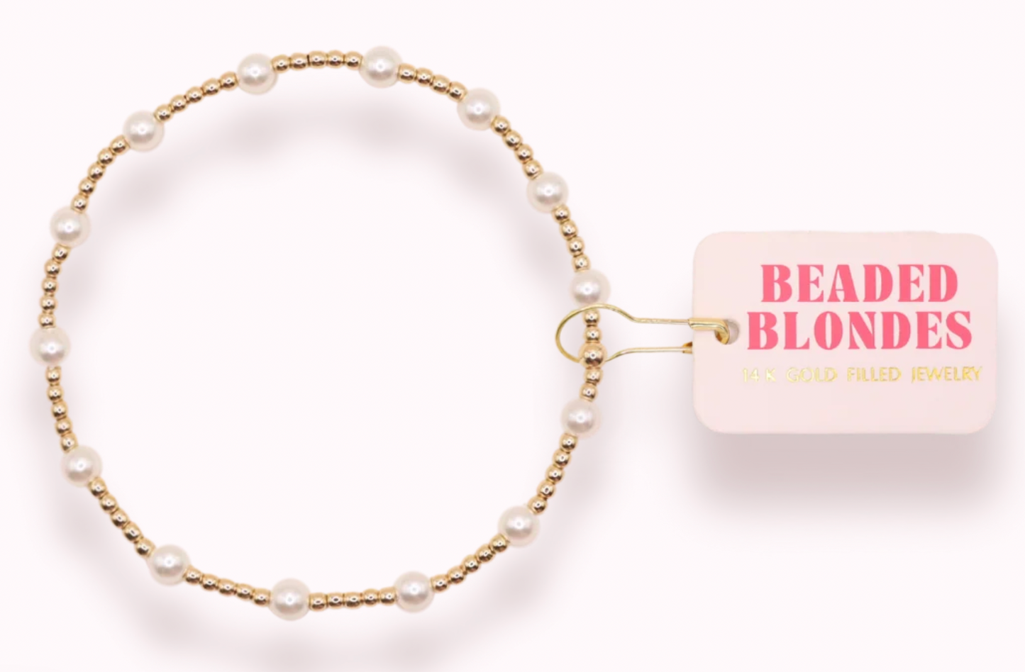 June Pearl Bracelet in Gold