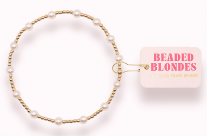 June Pearl Bracelet in Gold